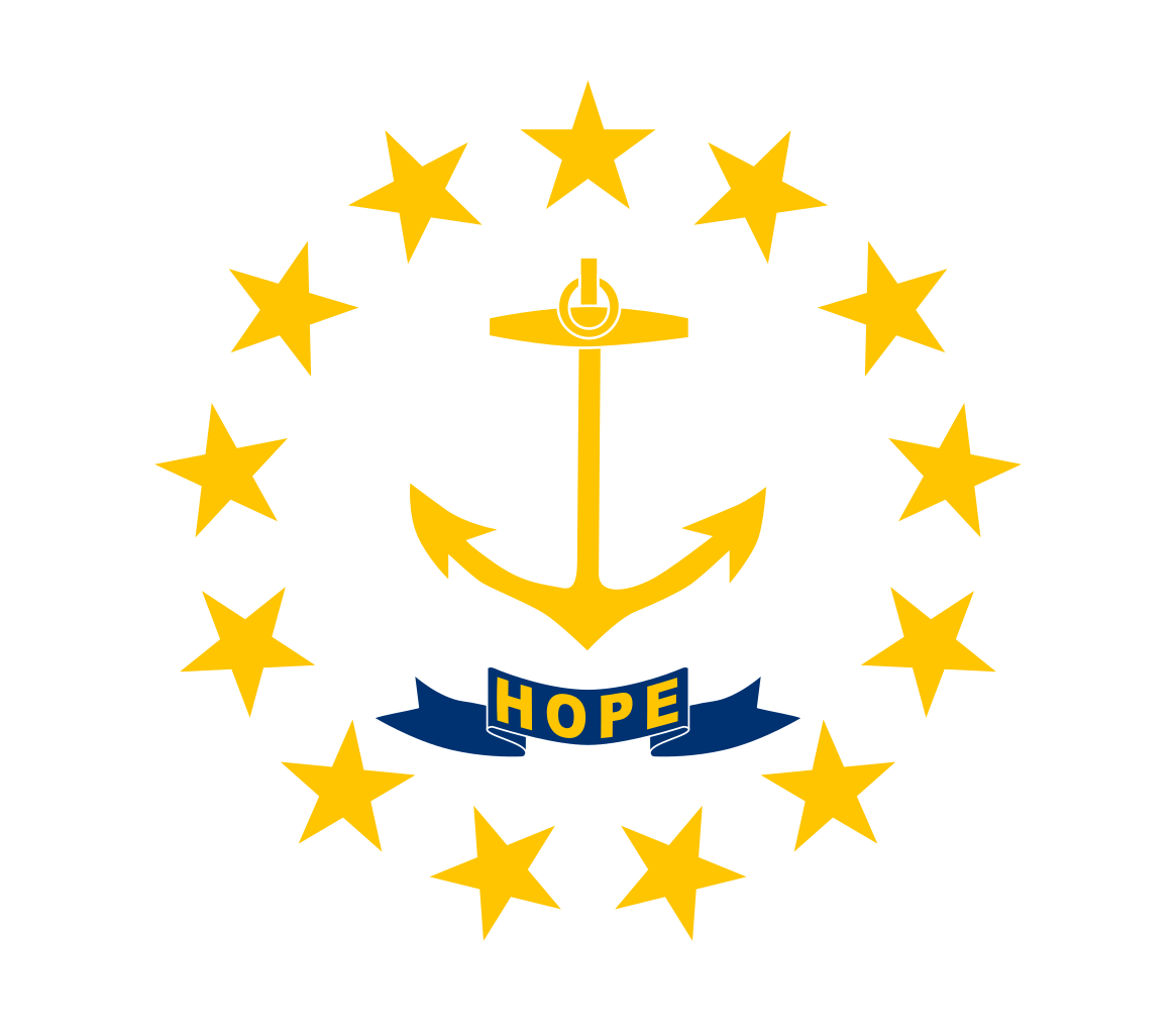 The state flag of Rhode Island